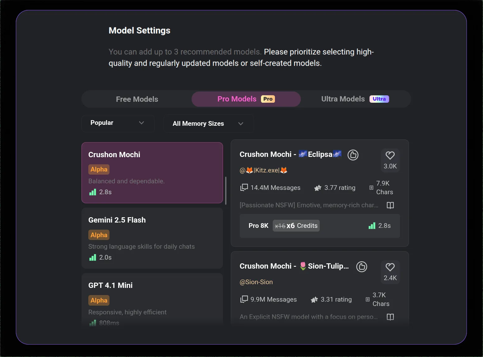 Message Limit Issues